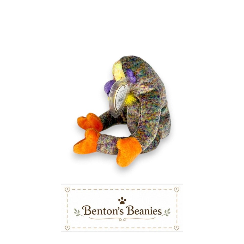 Bananas the Orangutan TY Beanie Baby | Mint Heart & Tush Tag - Picture 2 of 7